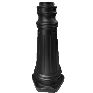 Aluminum Street Post Light Fixture 54x26cm Saviz 01 12